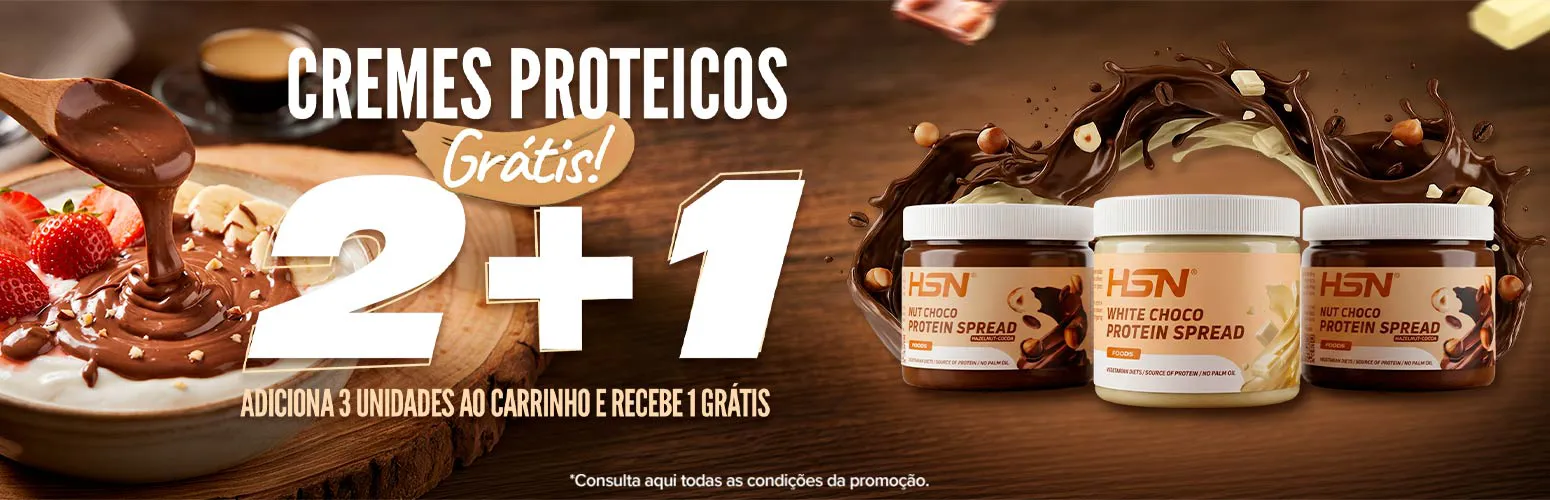 2 + 1 em Cremes Proteicos HSN