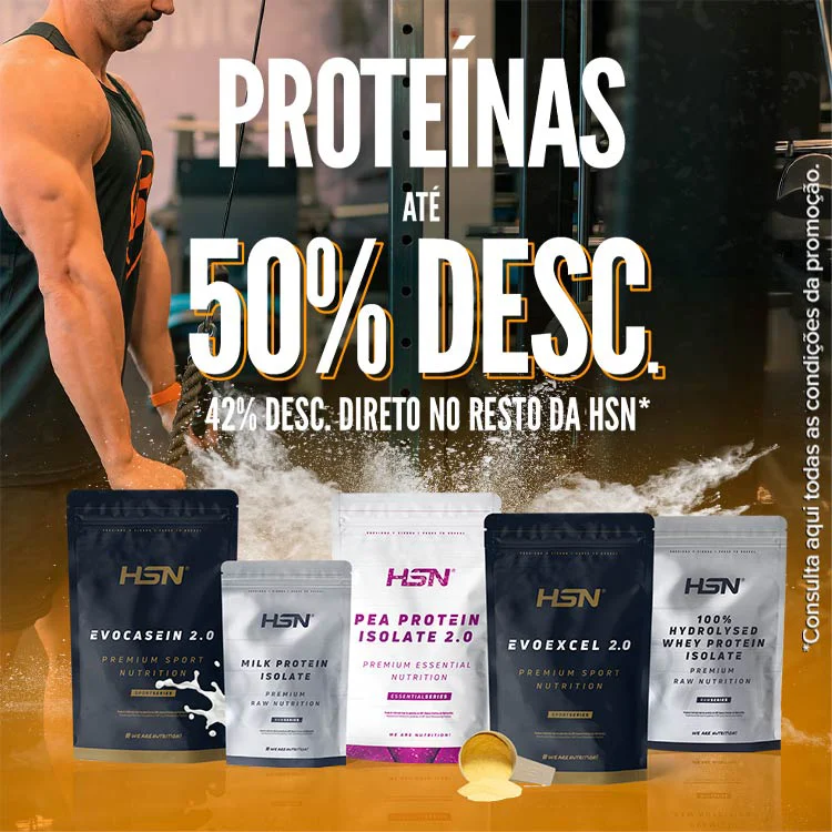 At&eacute; 50% Desc. em Prote&iacute;nas