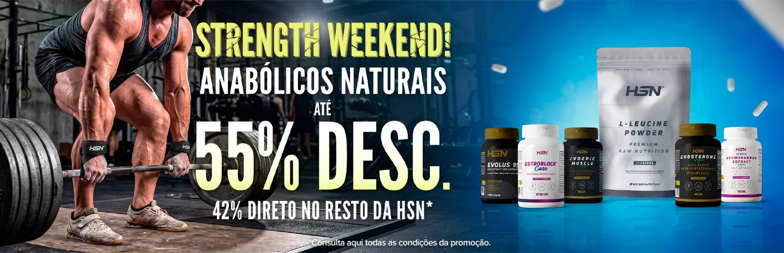 At&eacute; 55% Desc. em Anab&oacute;licos Naturais