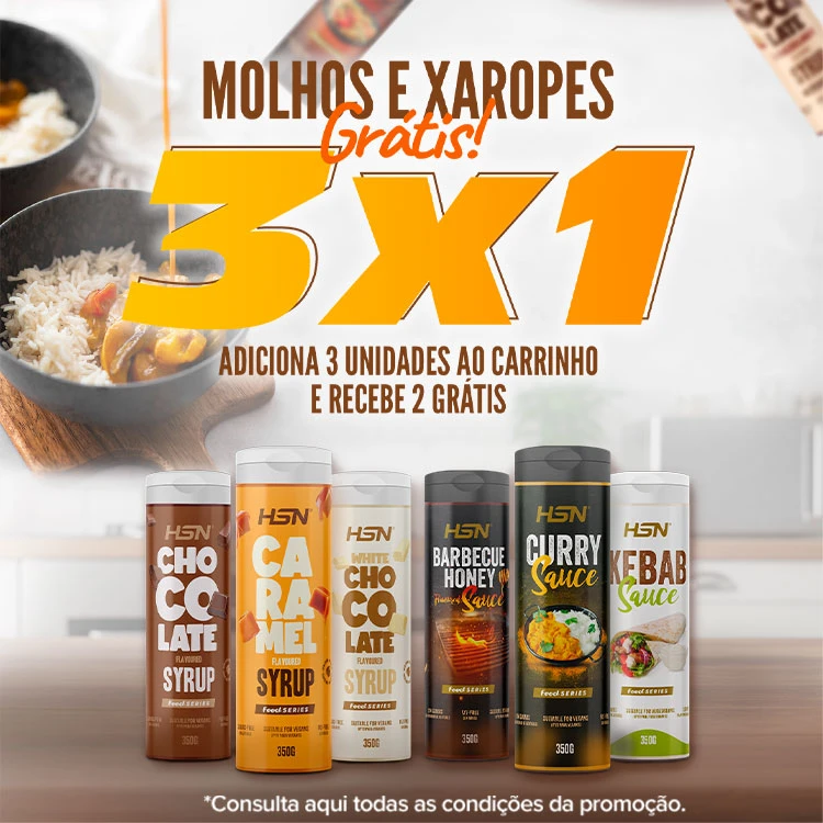 3x1 em Molhos e Xaropes