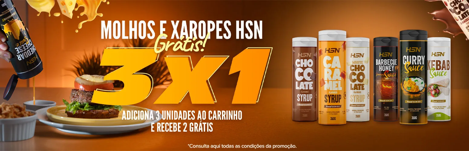 3x1 em Molhos e Xaropes