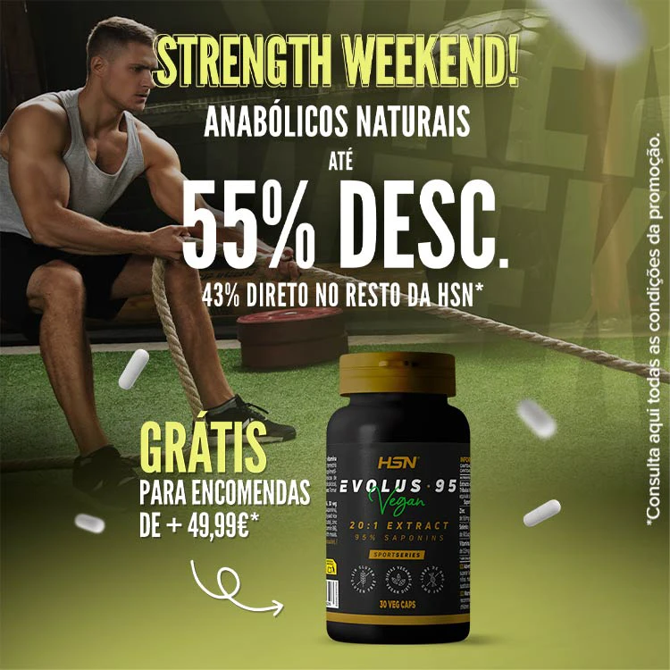 At&eacute; 55% Desc. em Anab&oacute;licos Naturais