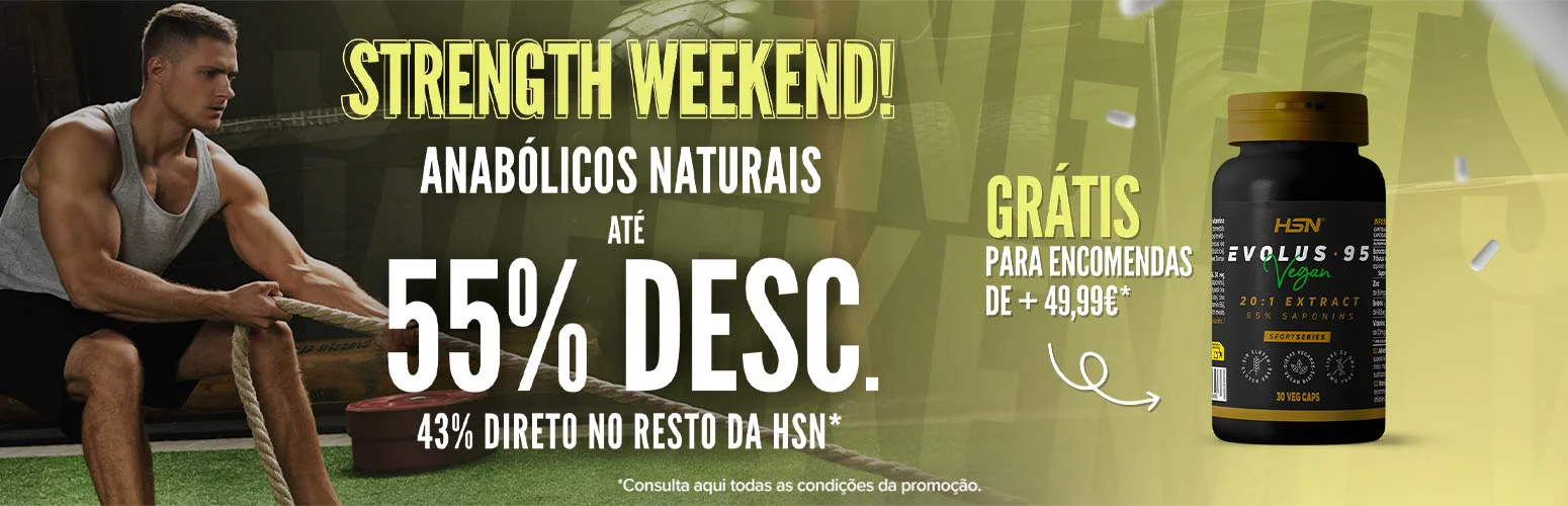 At&eacute; 55% Desc. em Anab&oacute;licos Naturais