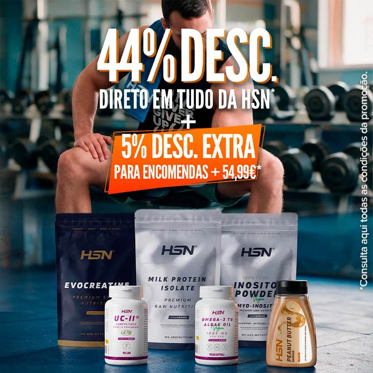44% Desc. Direto em Tudo HSN + 5% Extra