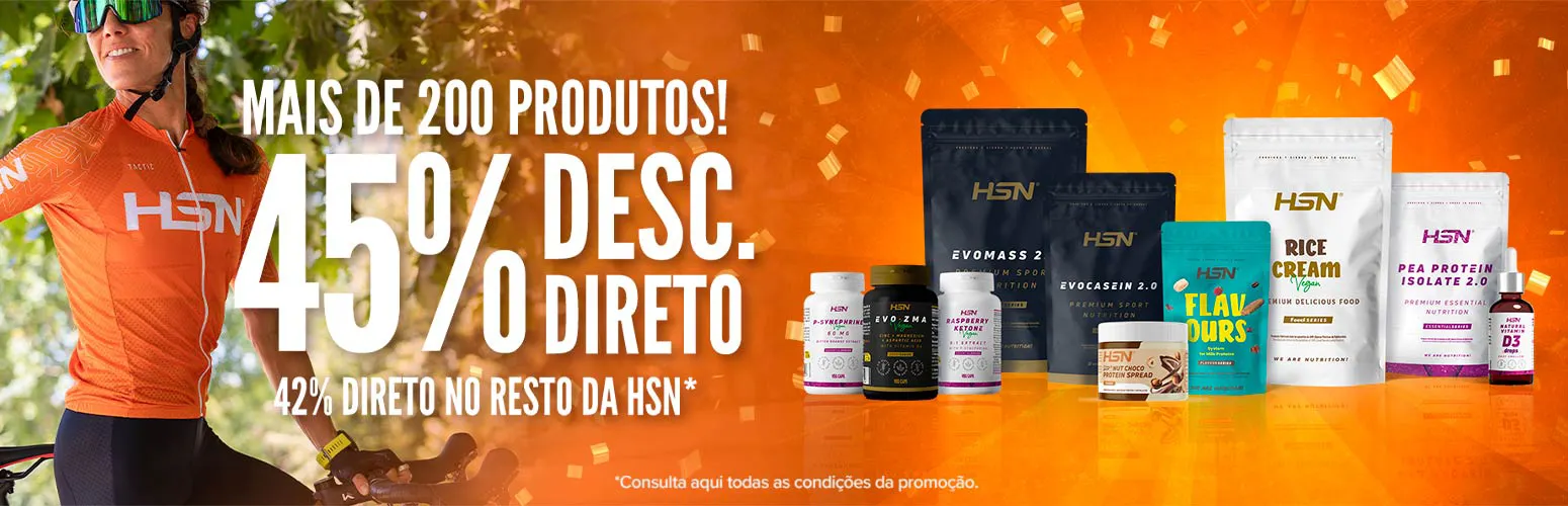 45% Direto em Mais de 200 Produtos