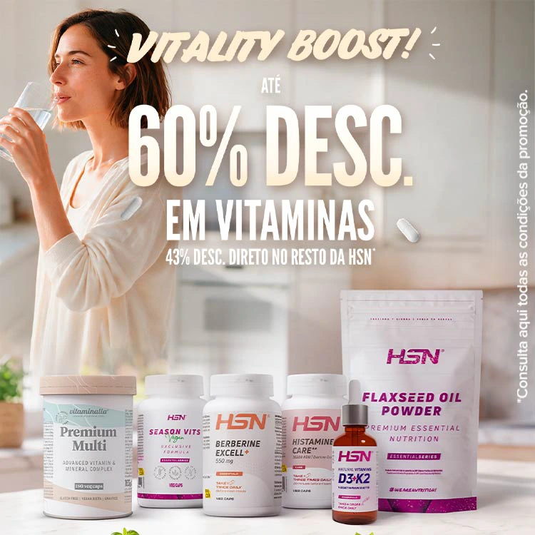 At&eacute; 60% Desc. em Vitaminas