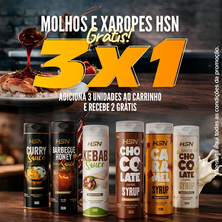 3x1 em Molhos e Xaropes