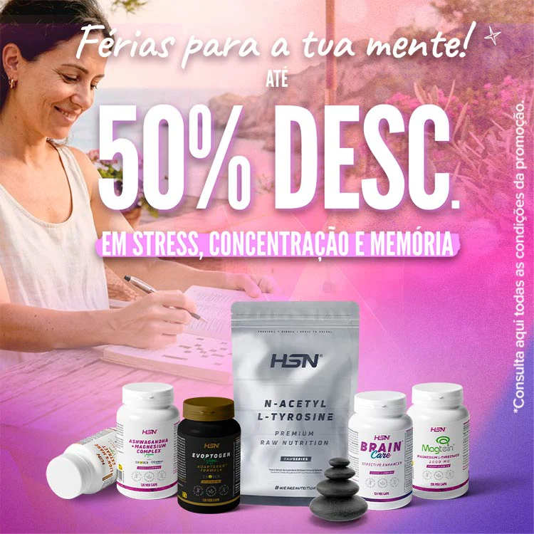At&eacute; 50% Desc. em Stress, Concentra&ccedil;&atilde;o e Mem&oacute;ria