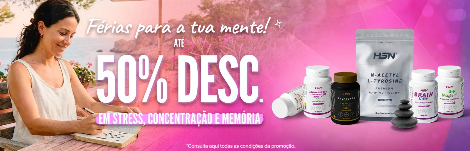 At&eacute; 50% Desc. em Stress, Concentra&ccedil;&atilde;o e Mem&oacute;ria