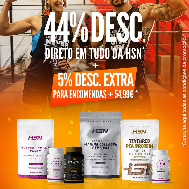 44% Desc. Direto em Tudo HSN + 5% Extra