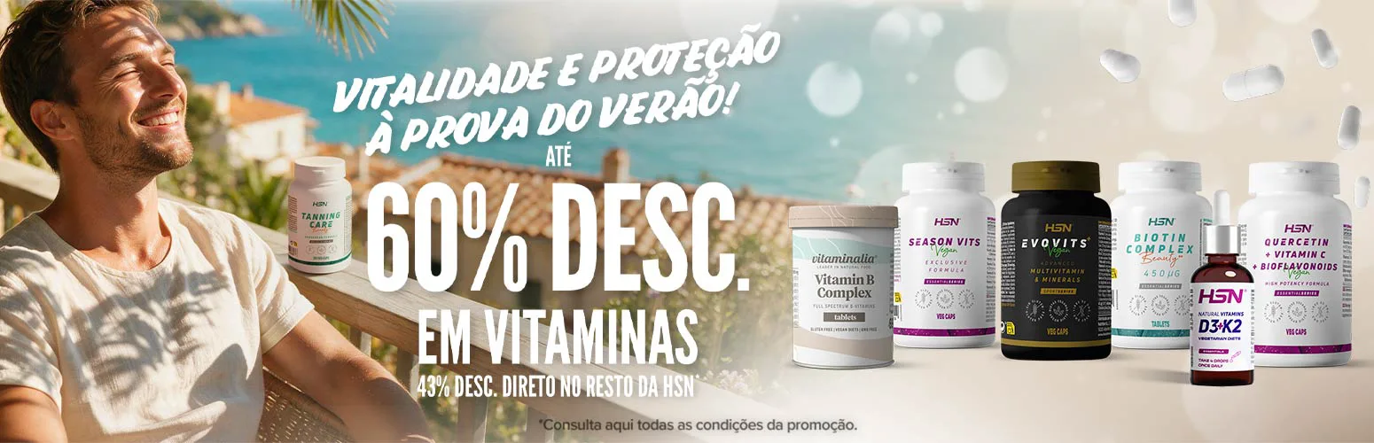 At&eacute; 60% Desc. em Vitaminas