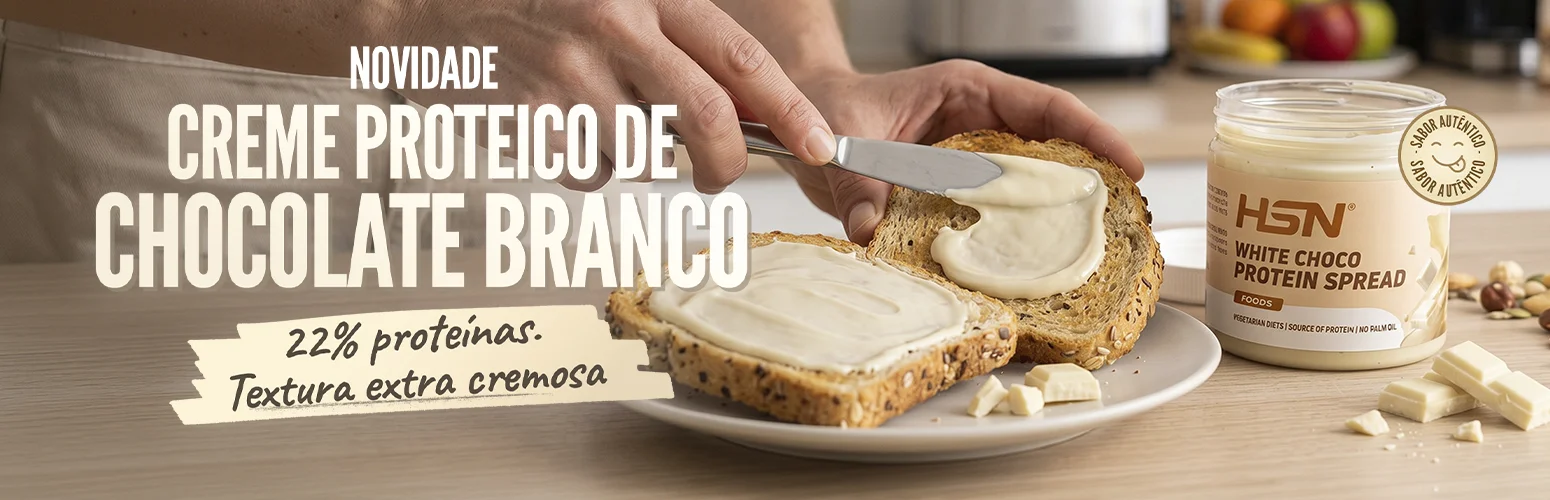 Creme Proteico de Chocolate Branco da HSN