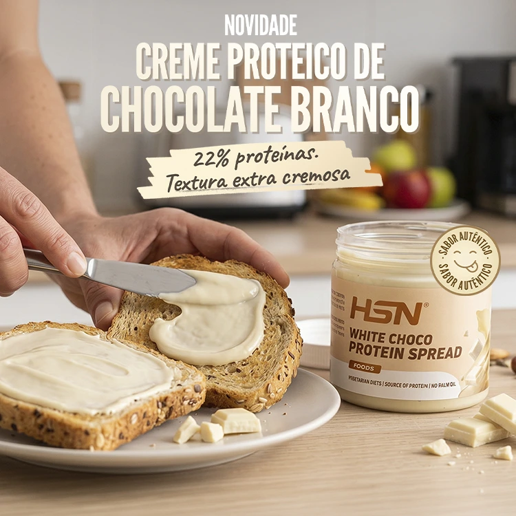 Creme Proteico de Chocolate Branco da HSN