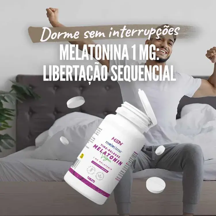 Melatonina Liberta&ccedil;&atilde;o Sequencial (Melotime&trade;) (1mg Melatonina) da HSN