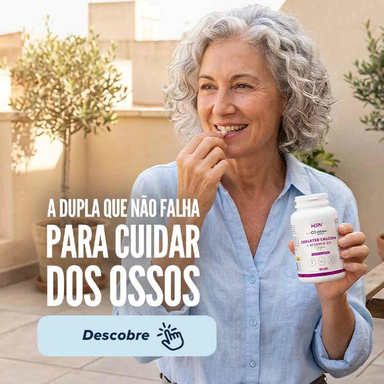 C&aacute;lcio Quelado Albion&trade; + Vitamina D3 Vegana da HSN