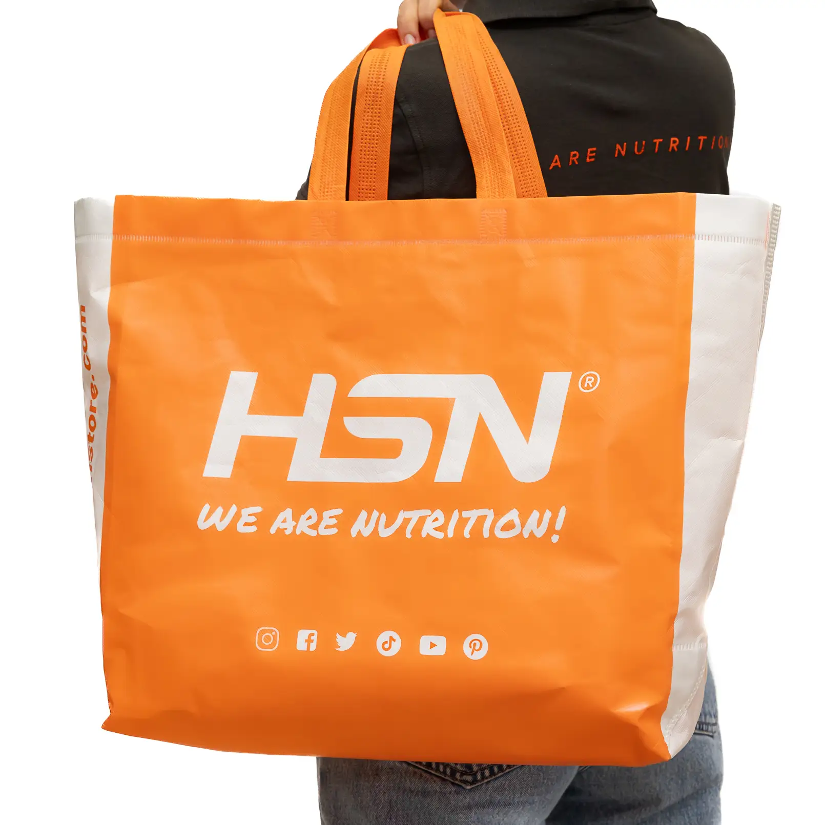 SACO COMPRAS HSN LARANJA