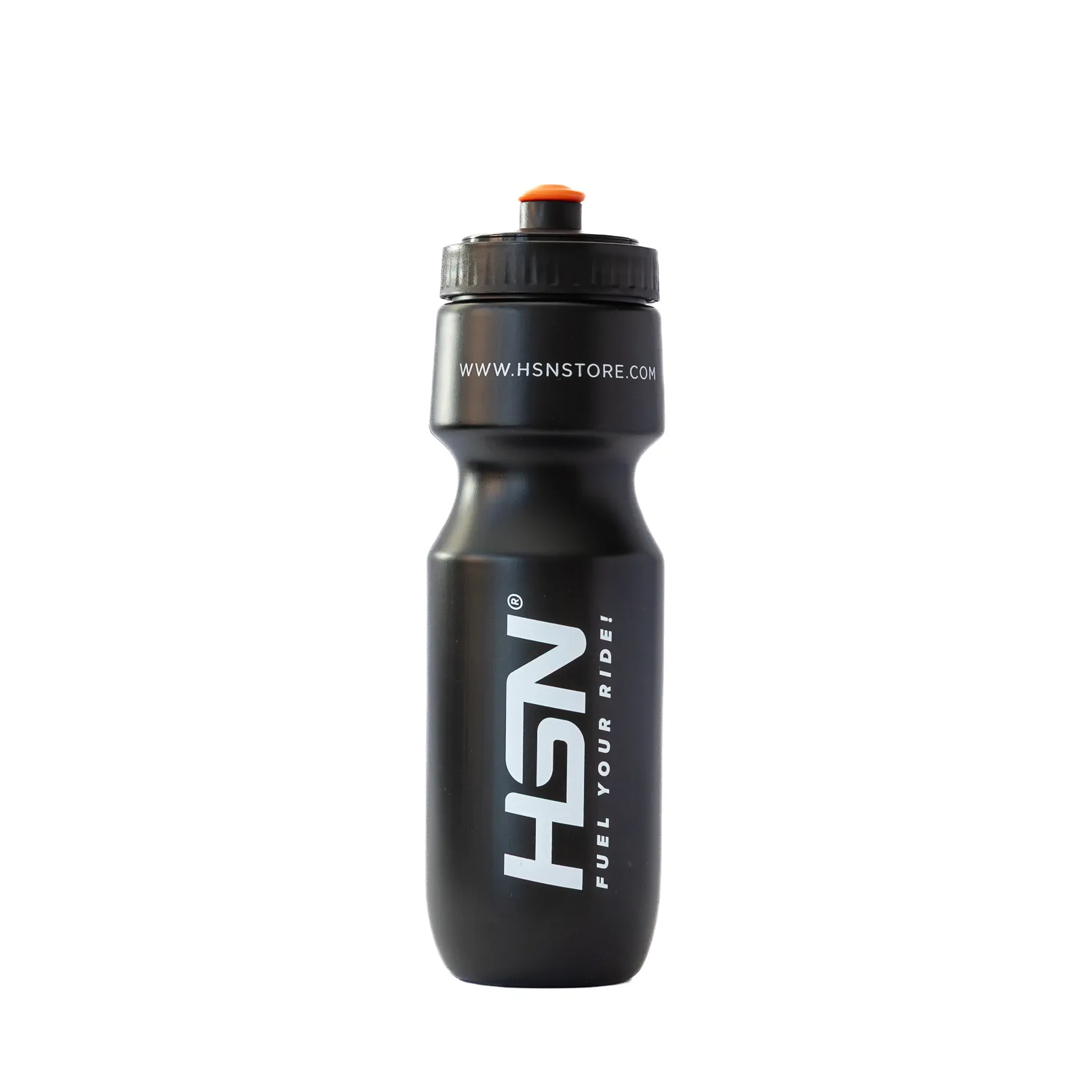 GARRAFA CICLISMO HSN 700ml 'FUEL YOUR RIDE' PRETO E BRANCO