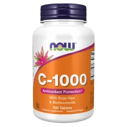 VITAMIN C + BIOFLAVONOIDS + ROSE HIP 1000mg/25mg/25mg