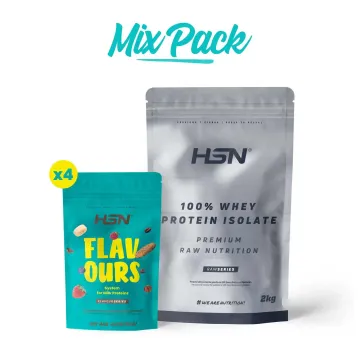 100% WHEY PROTEIN ISOLATE + FLAVOUR SYSTEMS - MIX PACK