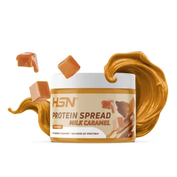 Milk caramel protein spread