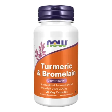 EXTRATO DE CÚRCUMA + BROMELINA 300mg/150mg - 90 veg caps