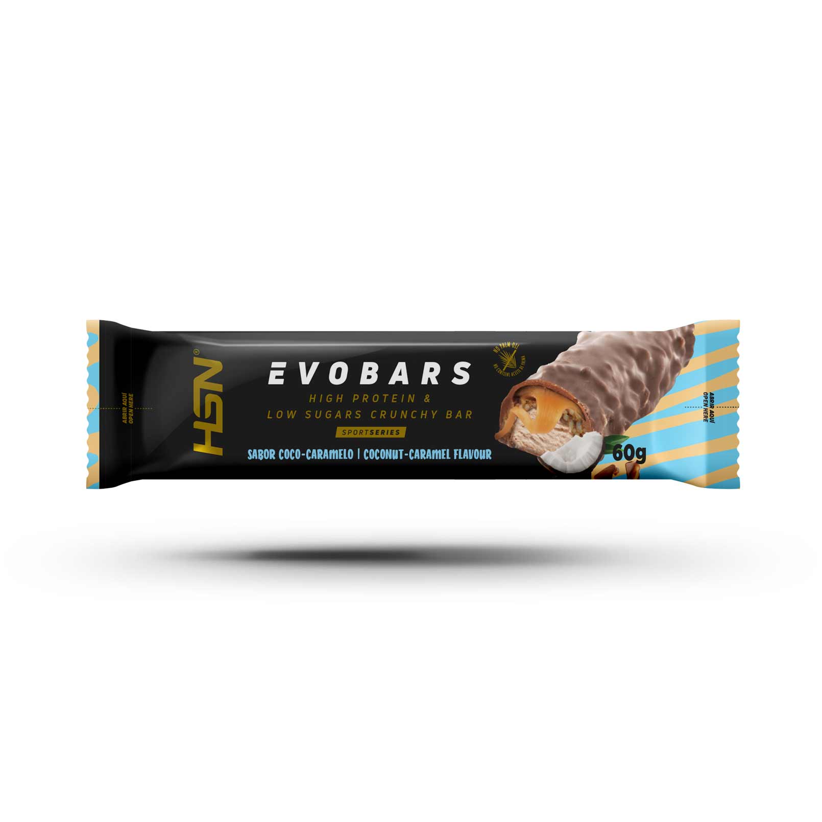 EVOBARS (PROTEIN BAR) 60g COCO-CARAMELO