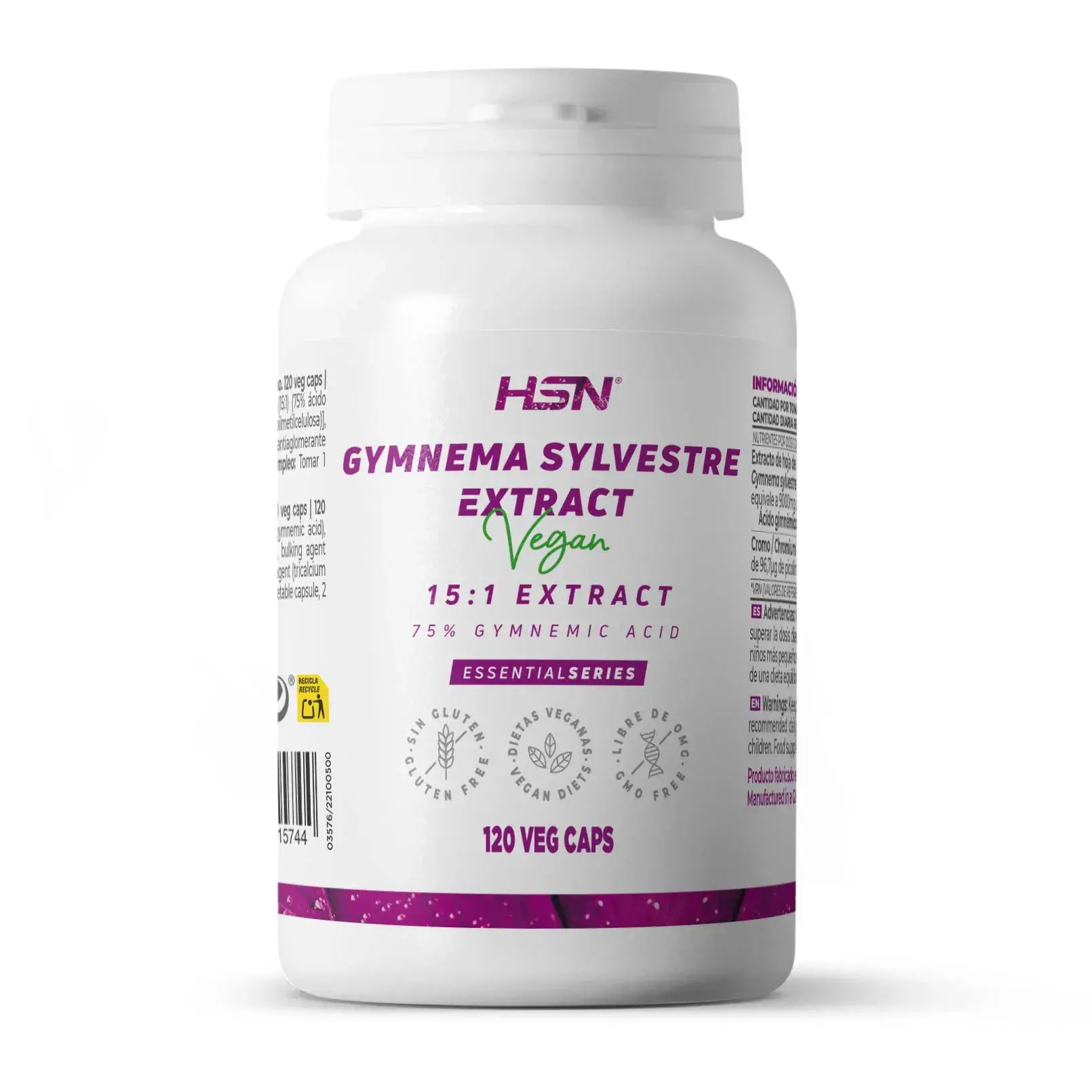 GYMNEMA SYLVESTRE EXTRACT (15:1) 300mg - 120 veg caps