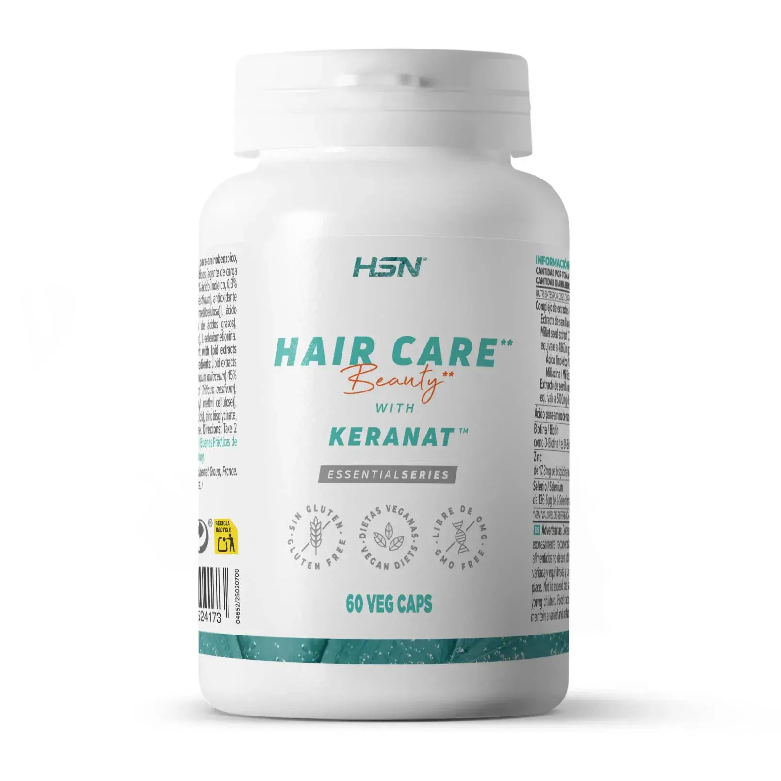 HAIR CARE (WITH KERANAT™) - 60 veg caps