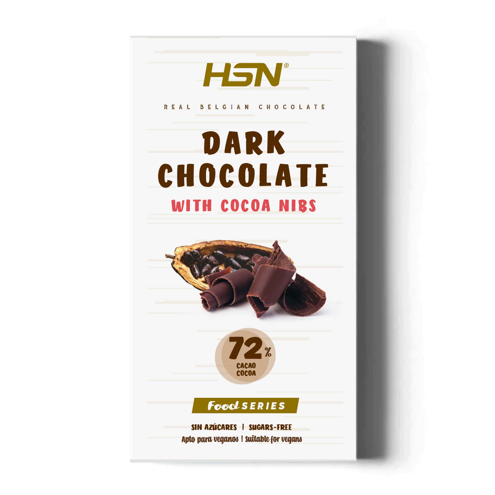 TABLETE DE CHOCOLATE PRETO SEM AÇÚCAR - 100g