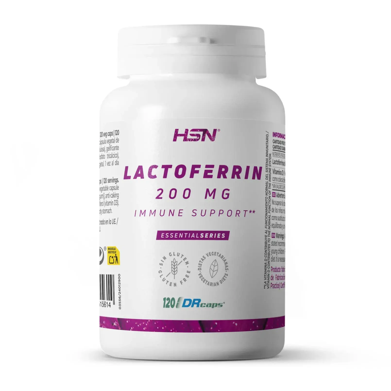 LACTOFERRIN 200mg - 120 veg caps