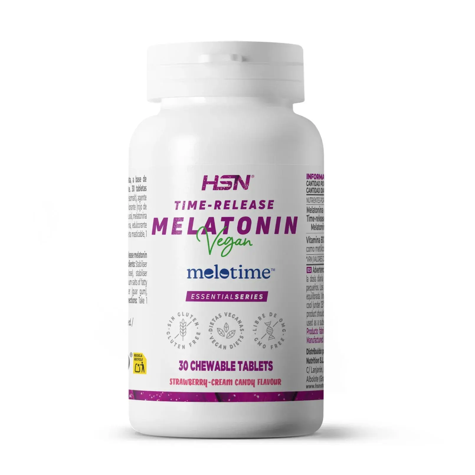MELATONINA MASTIGÁVEL LIBERTAÇÃO SEQUENCIAL (4,2 mg Melotime™) - 30 tabletas mastigáveis