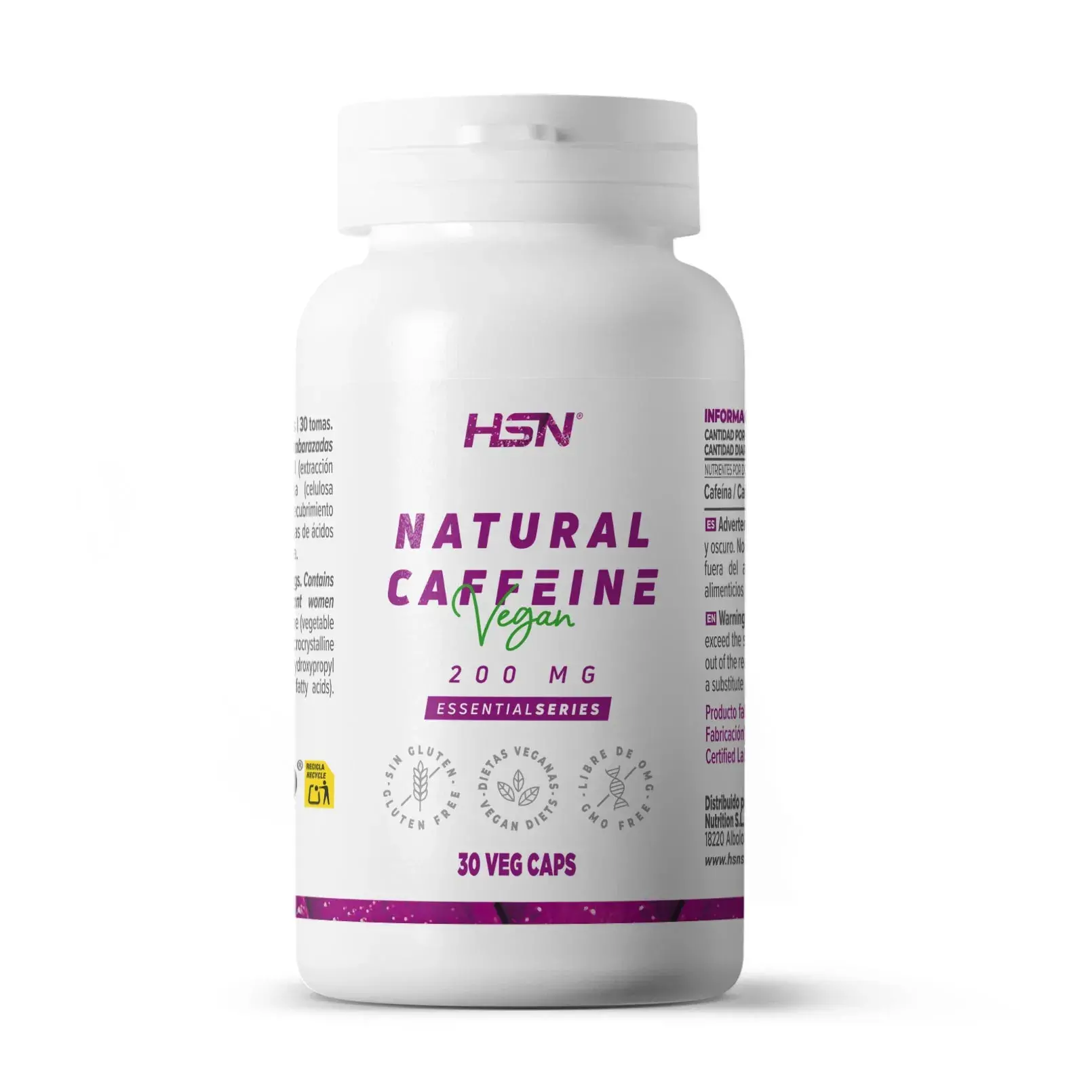 CAFFEINA NATURAL 200mg - 30 veg caps
