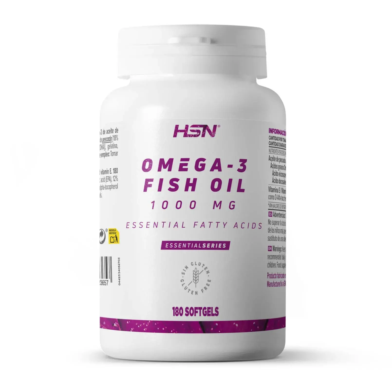 ÓMEGA-3 ÓLEO DE PEIXE 1000mg - 180 softgels