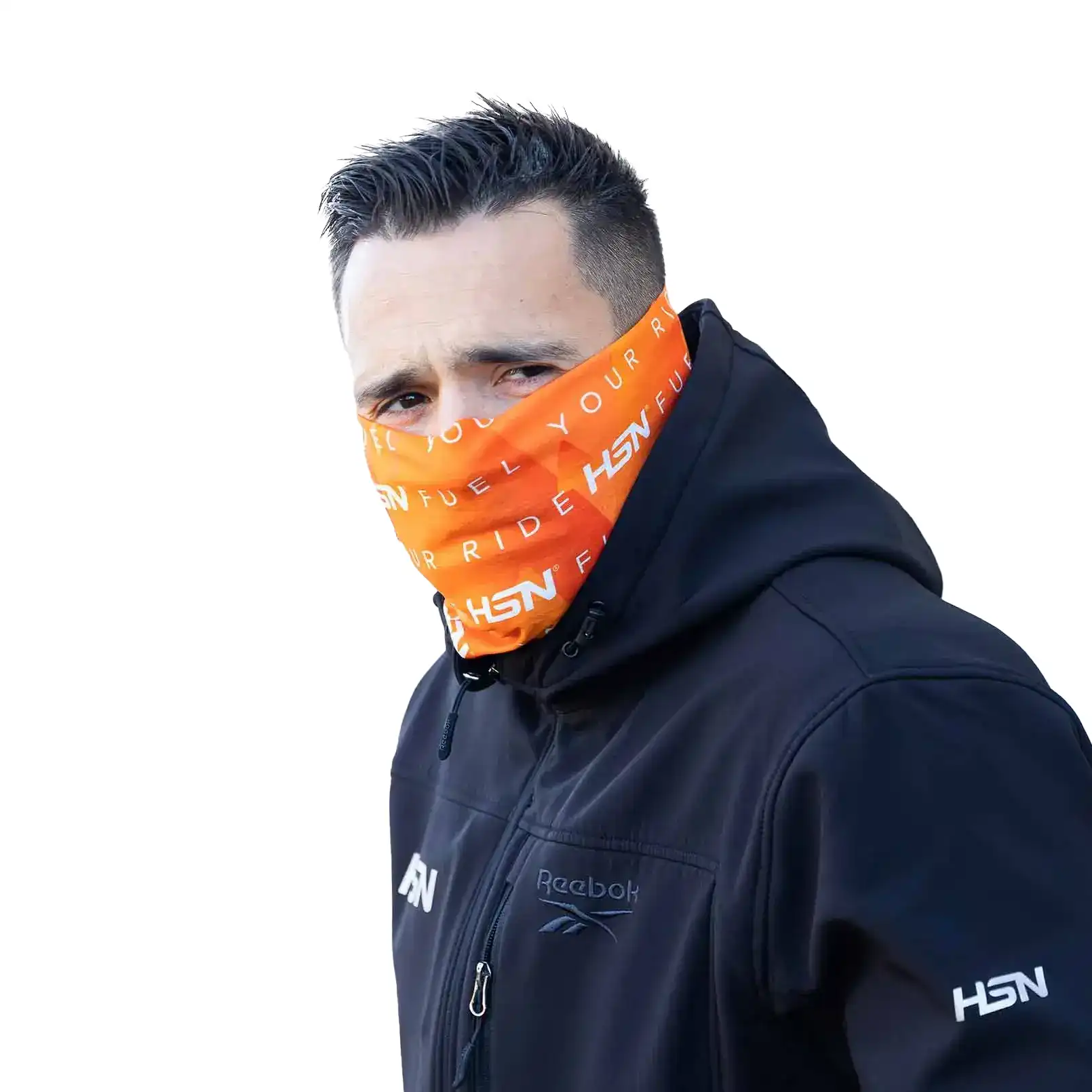 GOLA DE PESCOÇO TRANSPIRÁVEL HSN LARANJA 'FUEL YOUR RIDE'