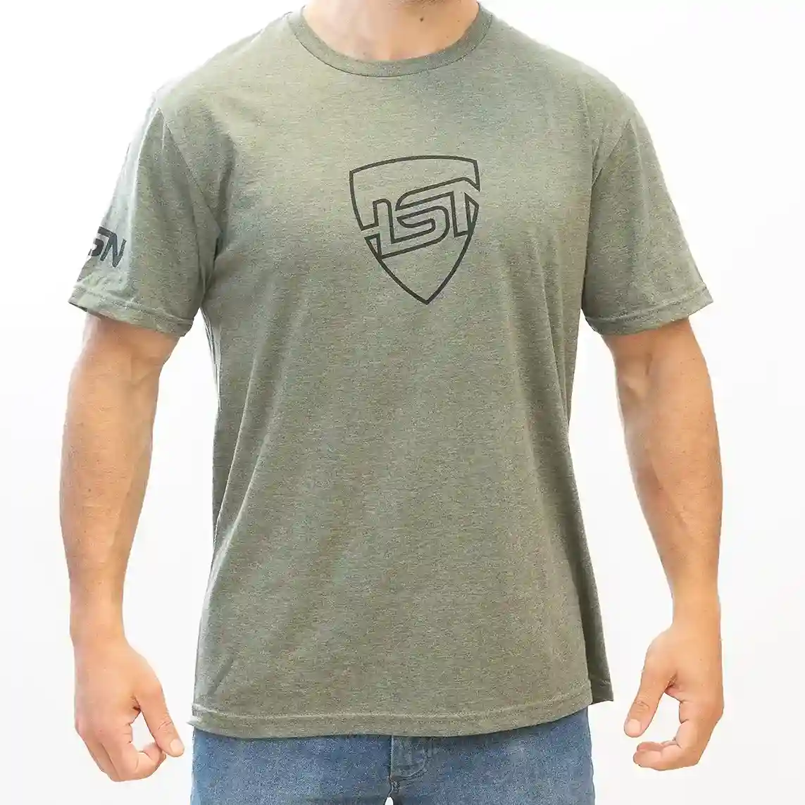 HSN COTTON T-SHIRT WE ARE NUTRITION ARMY GREEN - XL