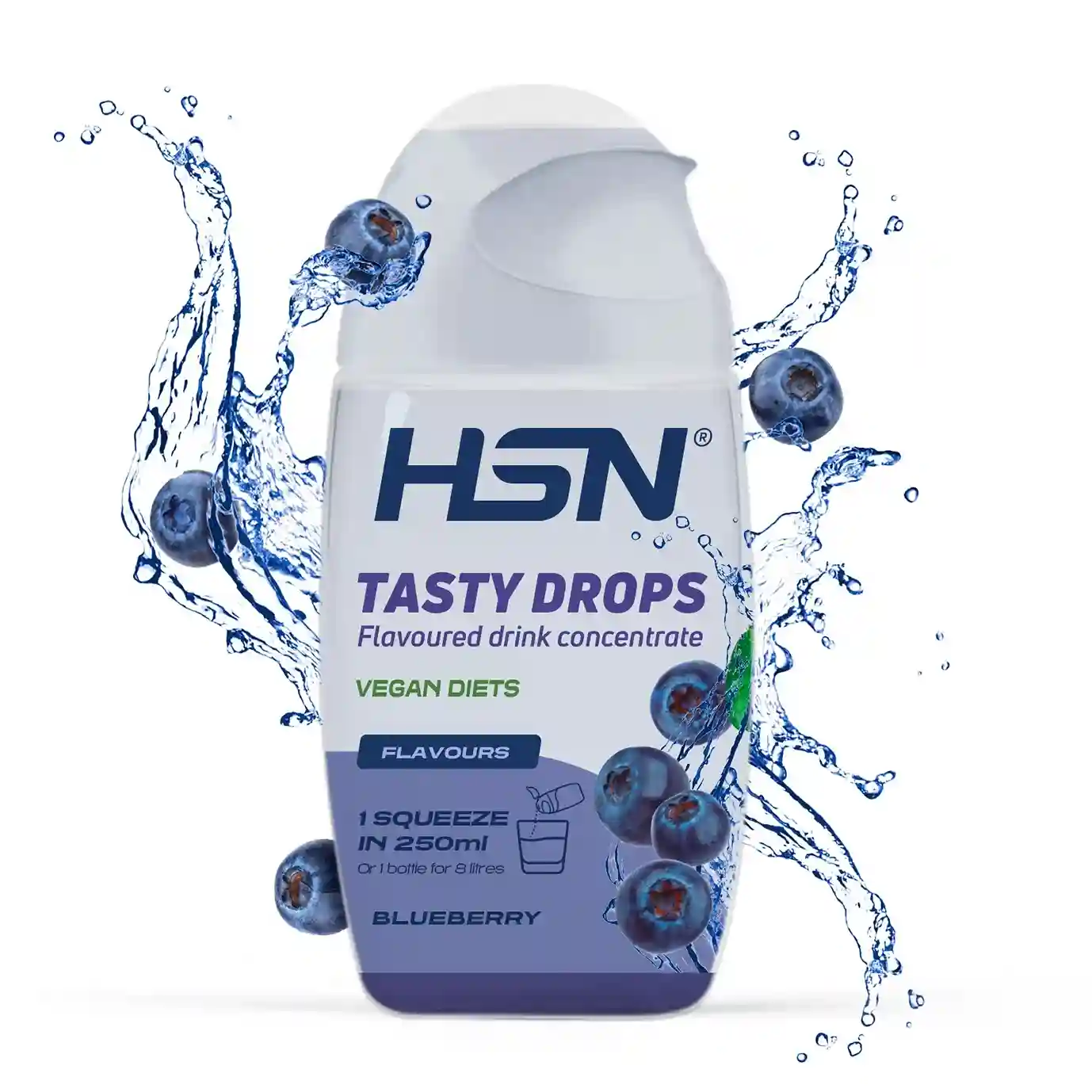 TASTY DROPS (AROMATIZANTE LÍQUIDO SEM CALORIAS) 65ml MIRTO-AZUL