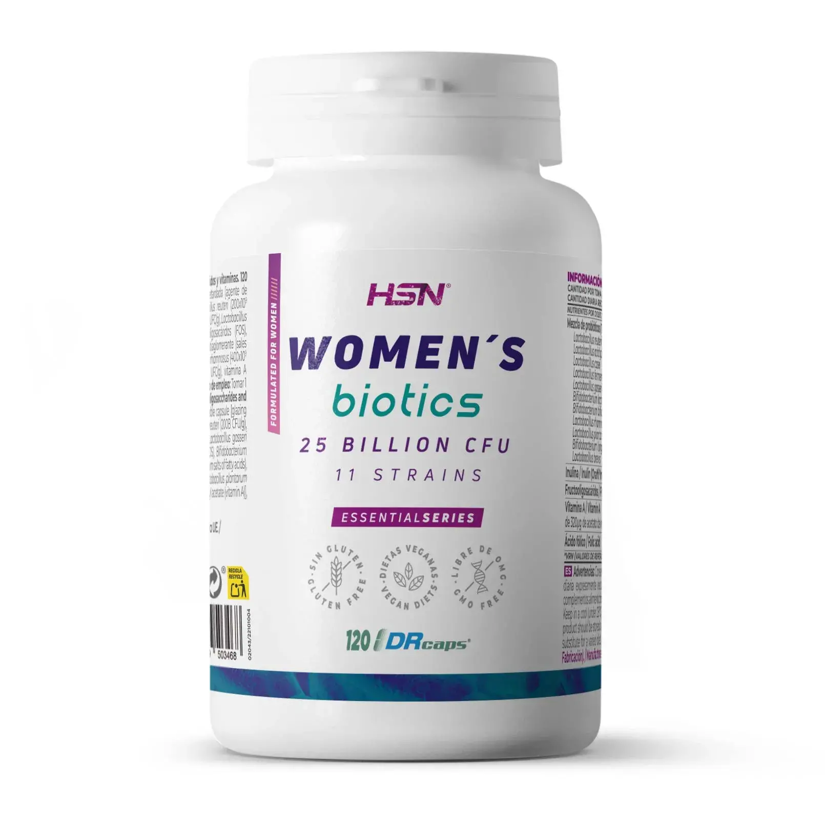 WOMEN'S BIOTICS (FERMENTOS) 25B UFC 120 veg caps