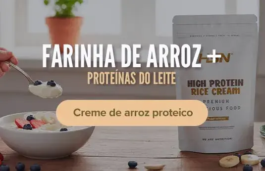 Crema de arroz proteica