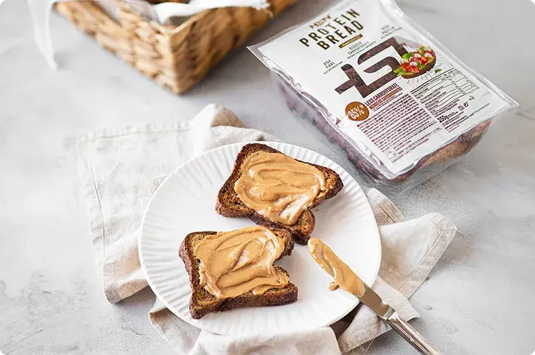 P&atilde;es proteicos ricos em fibras