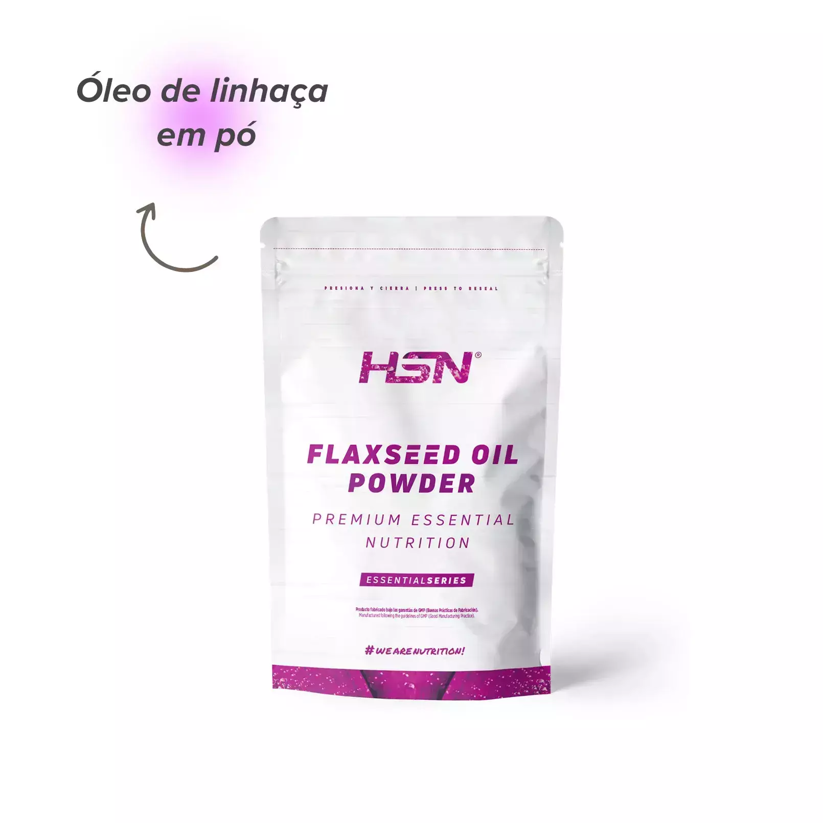 Oleo de linha&ccedil;a em po