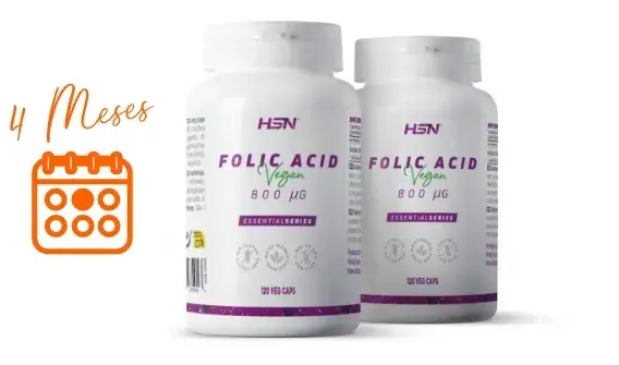 Suplemento &aacute;cido f&oacute;lico HSN