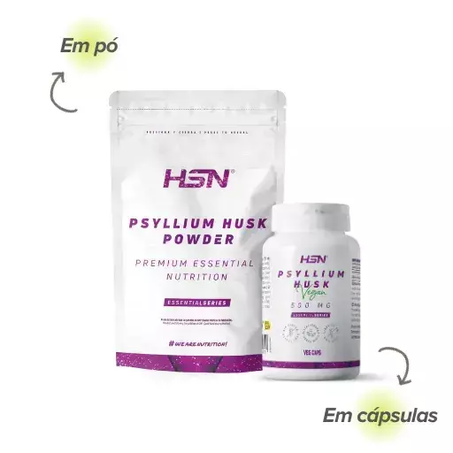Casca de Psyllium ou Plantago em p&oacute;