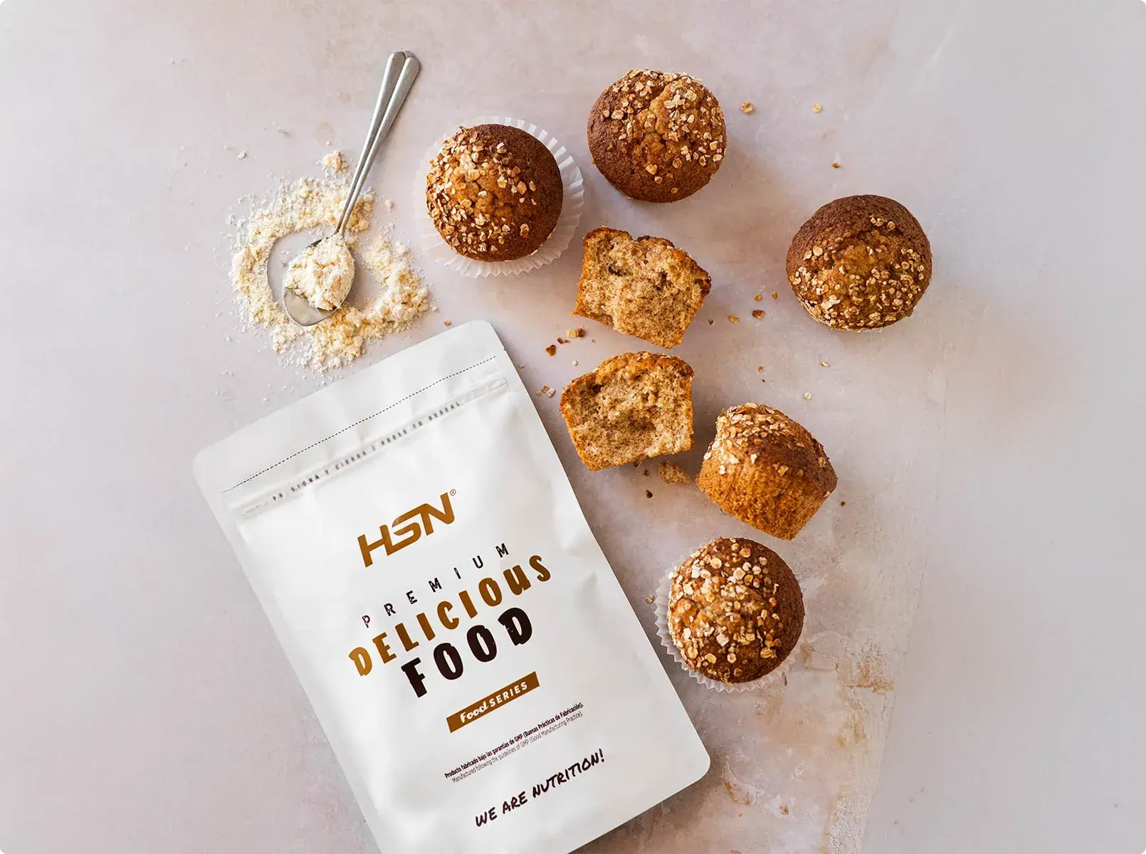 Farinha de coco sem a&ccedil;&uacute;cares adicionados