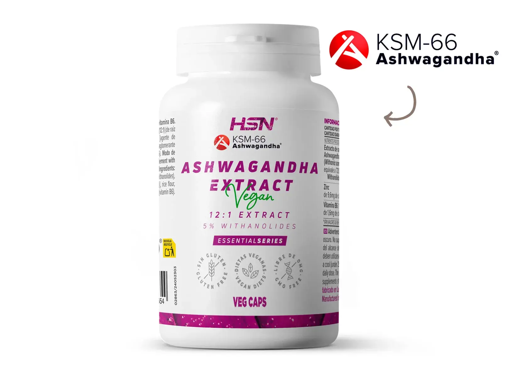 Extracto de ashwagandha ksm66