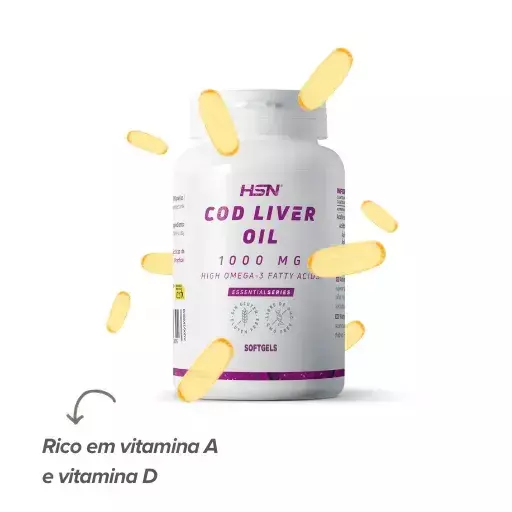 &Oacute;leo de f&iacute;gado de bacalhau com vitaminas